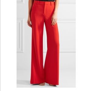 Alice + Olivia Crepe Wide Leg Pants